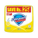 Safeguard soap lemon fresh 1*3 168gm